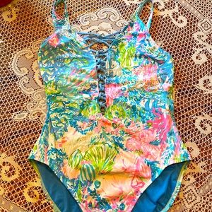 Lily Pulitzer One Piece Swimsuit Size 14